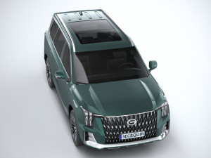 GAC Trumpchi GS8 Hybrid 2022 Modelo 3D