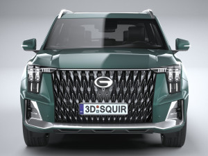 GAC Trumpchi GS8 Hybrid 2022 Modelo 3D