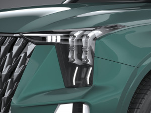 GAC Trumpchi GS8 Hybrid 2022 Modelo 3D
