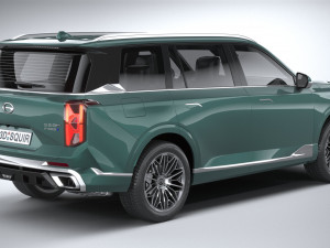 GAC Trumpchi GS8 Hybrid 2022 Modelo 3D
