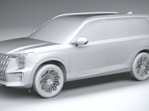 GAC Trumpchi GS8 Hybrid 2022 Modelo 3D