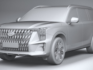 GAC Trumpchi GS8 Hybrid 2022 Modelo 3D