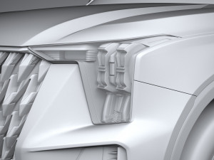 GAC Trumpchi GS8 Hybrid 2022 Modelo 3D