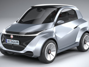 Generic City EV 2022 3D मॉडल