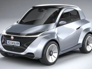 Generic City EV 2022 3D Model