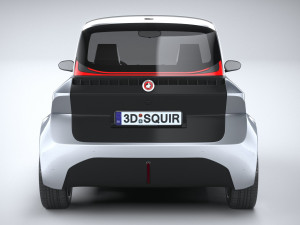 Generic City EV 2022 3D मॉडल