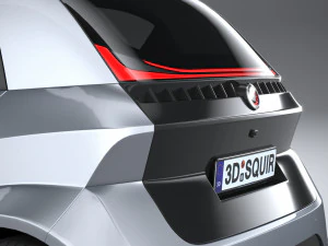 Generic City EV 2022 3D Model