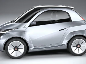 Generic City EV 2022 3D Model
