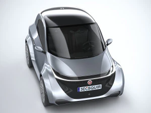 Generic City EV 2022 3D Model