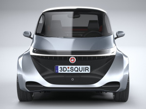 Generic City EV 2022 3D मॉडल