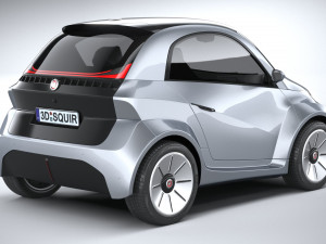 Generic City EV 2022 3D मॉडल