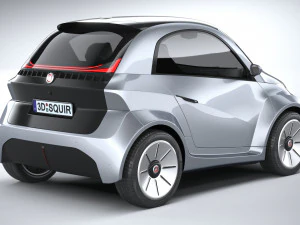 Generic City EV 2022 3D Model