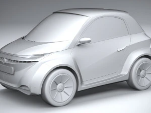 Generic City EV 2022 3D Model