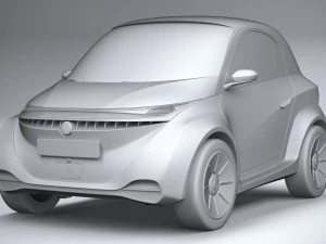 Generic City EV 2022 3D Model