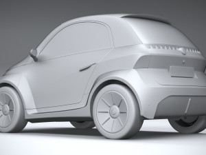 Generic City EV 2022 3D मॉडल