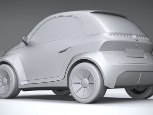 Generic City EV 2022 3D Model