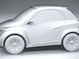 Generic City EV 2022 3D मॉडल