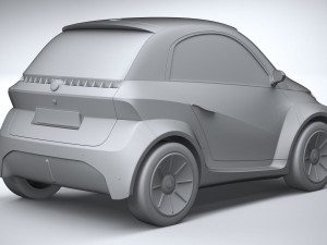 Generic City EV 2022 3D मॉडल