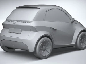 Generic City EV 2022 3D Model