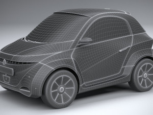 Generic City EV 2022 3D मॉडल