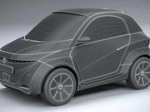 Generic City EV 2022 3D Model
