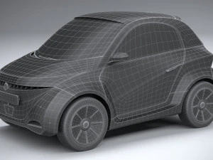 Generic City EV 2022 3D Model