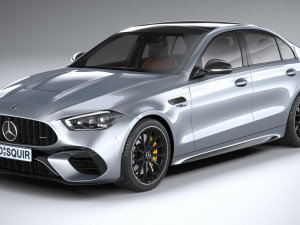 Mercedes-Benz C63S AMG E Performance 2023 Modelo 3D