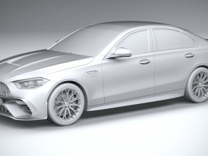 Mercedes-Benz C63S AMG E Performance 2023 Modelo 3D