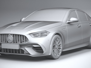 Mercedes-Benz C63S AMG E Performance 2023 Modelo 3D