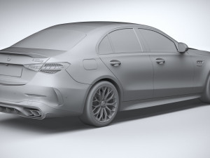 Mercedes-Benz C63S AMG E Performance 2023 Modelo 3D