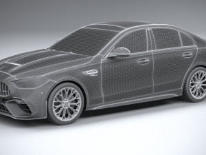 Mercedes-Benz C63S AMG E Performance 2023 Modelo 3D