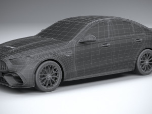 Mercedes-Benz C63S AMG E Performance 2023 Modelo 3D