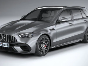 Mercedes-Benz C63S AMG E Performance Estate 2023 Modelo 3D