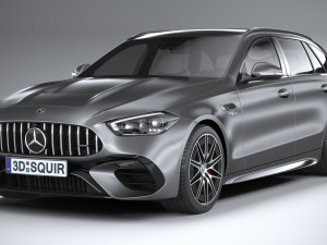 Mercedes-Benz C63S AMG E Performance Estate 2023 Modelo 3D