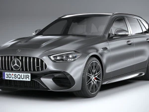 Mercedes-Benz C63S AMG E Performance Estate 2023 Modelo 3D