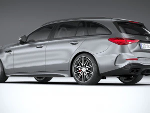 Mercedes-Benz C63S AMG E Performance Estate 2023 Modelo 3D