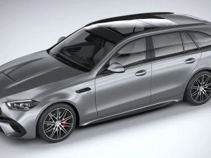 Mercedes-Benz C63S AMG E Performance Estate 2023 Modelo 3D