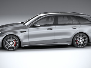 Mercedes-Benz C63S AMG E Performance Estate 2023 Modelo 3D