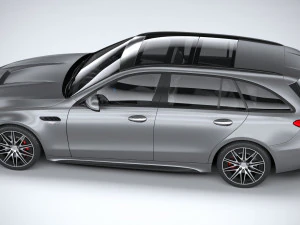 Mercedes-Benz C63S AMG E Performance Estate 2023 Modelo 3D