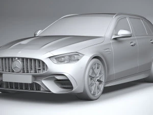 Mercedes-Benz C63S AMG E Performance Estate 2023 Modelo 3D
