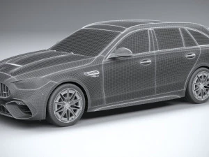 Mercedes-Benz C63S AMG E Performance Estate 2023 Modelo 3D