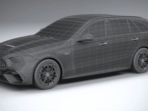 Mercedes-Benz C63S AMG E Performance Estate 2023 Modelo 3D