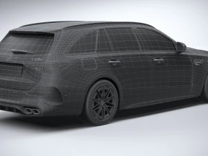 Mercedes-Benz C63S AMG E Performance Estate 2023 Modelo 3D