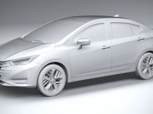 Nissan Versa 2023 3D Model