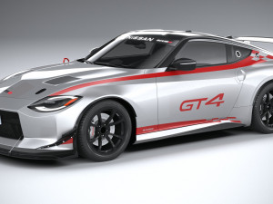 Nissan Z GT4 2023 3D Model