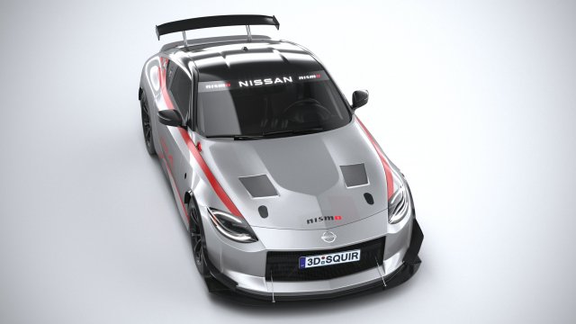Nissan Z GT4 2023 3Dモデル in コンパクトカー 3DExport