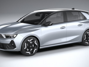 Opel Astra GSE 2023 3D Model