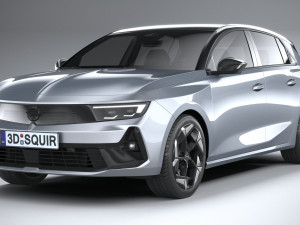 Opel Astra GSE 2023 Modelo 3D
