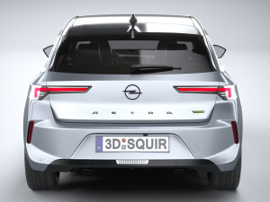 Opel Astra GSE 2023 Modelo 3D