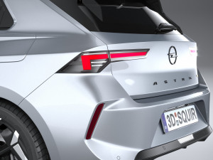 Opel Astra GSE 2023 Modelo 3D